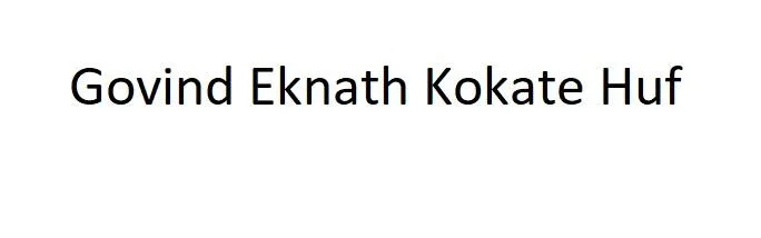 Govind Eknath Kokate Huf logo