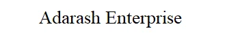 Adarash Enterprise logo