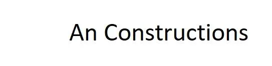 An Constructions logo
