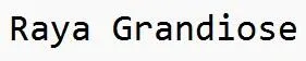 Raya Grandiose logo