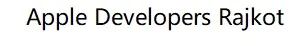 Apple Developers Rajkot logo