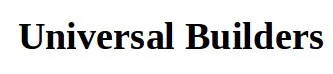 Universal Builders Mumbai logo