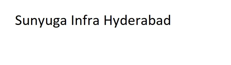 Sunyuga Infra Hyderabad logo