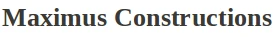 Maximus Constructions logo