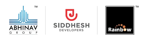 Abhinav Group and Siddhesh Developers and Rainbow logo