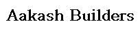 Aakash Builders Goa logo