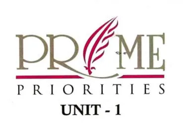 Prime Priorities Unit 2 photo