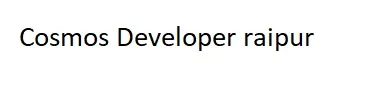 Cosmos Developers Raipur logo