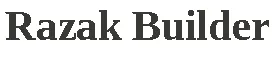 Razak Builder logo