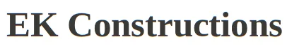 EK Constructions logo