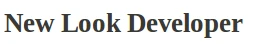 New Look Developer logo