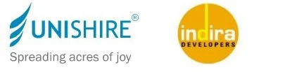 Unishire and Indira Developers logo