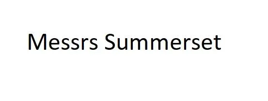 Messrs Summerset logo