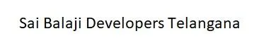 Sai Balaji Developers Telangana logo