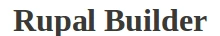 Rupal Builder logo