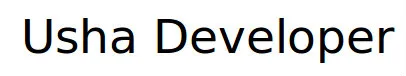 Usha Developer logo
