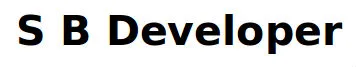 S B Developer logo
