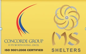 Concorde group and MS Shelters logo