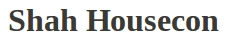 Shah Housecon logo