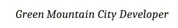Green Mountain City Developer logo