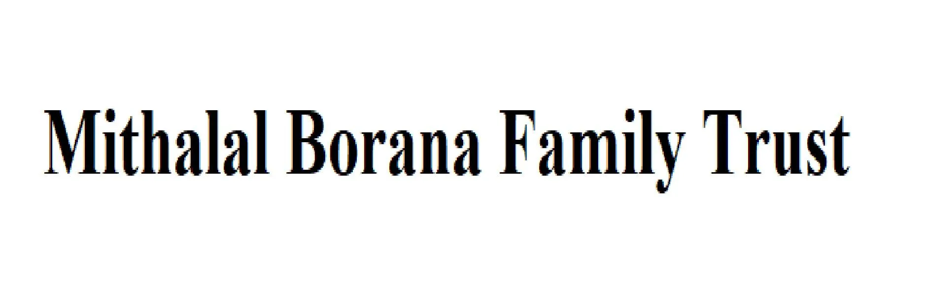 Mithalal Borana Family Trust logo
