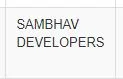 Sambhav Developer Durg logo