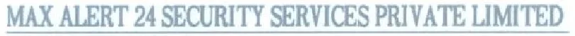 Max Alert 24 Security Services logo