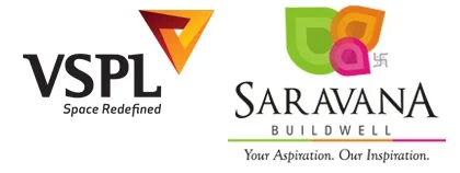 Saravana Buildwell and Vikram Structures logo