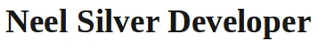 Neel Silver Developer logo