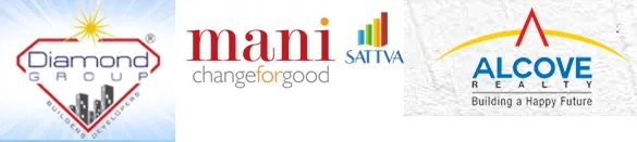 Diamond and Mani and Sattva Group and Alcove logo