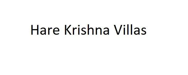 Hare Krishna Villas logo