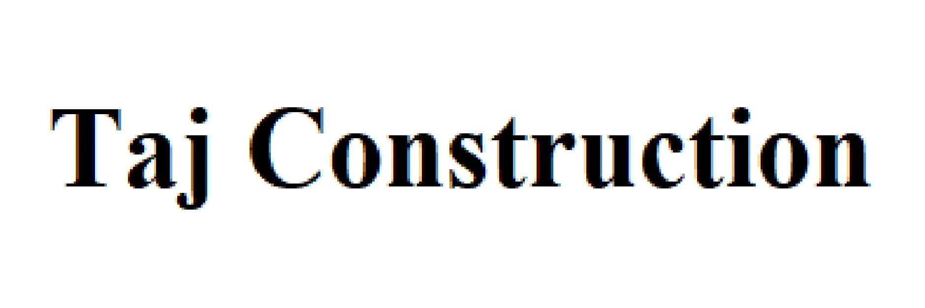 Taj Construction logo