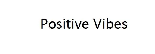 Positive Vibes logo