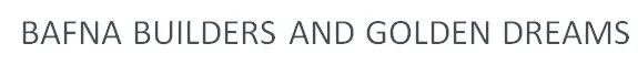 Bafna Buiders and Golden Dreams logo