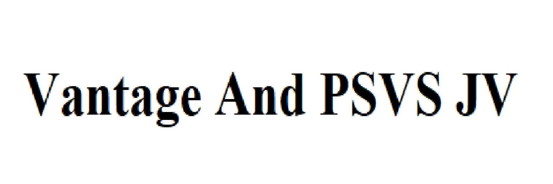 Vantage And PSVS JV logo