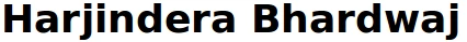 Harjindera Bhardwaj logo