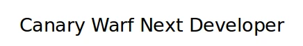 Canary Warf Next Developer logo