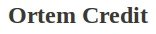 Ortem Credit logo