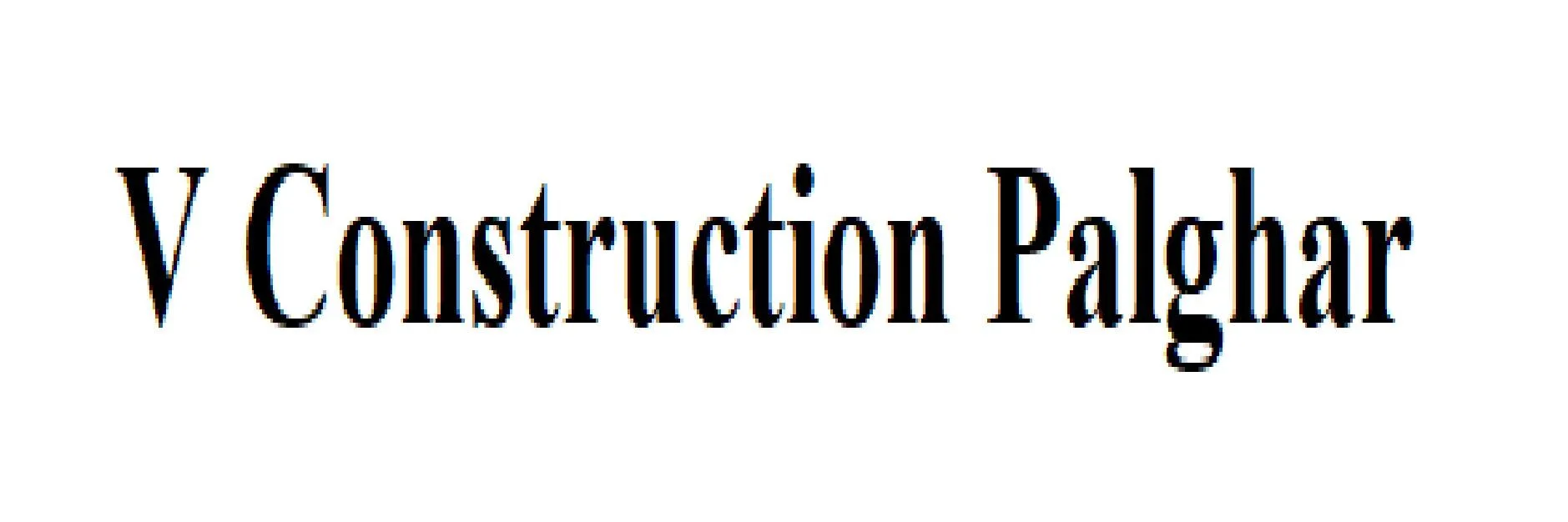 V Construction Palghar logo