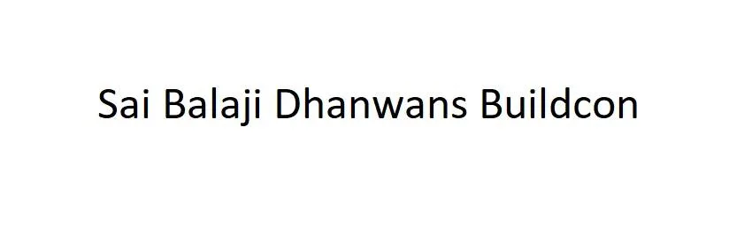 Sai Balaji Dhanwans Buildcon logo