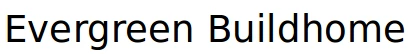 Evergreen Buildhome logo