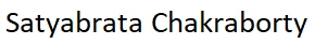 Satyabrata Chakraborty logo