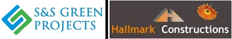 S and S Green Projects and Hallmark Constructions logo
