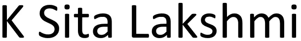 K Sita Lakshmi logo