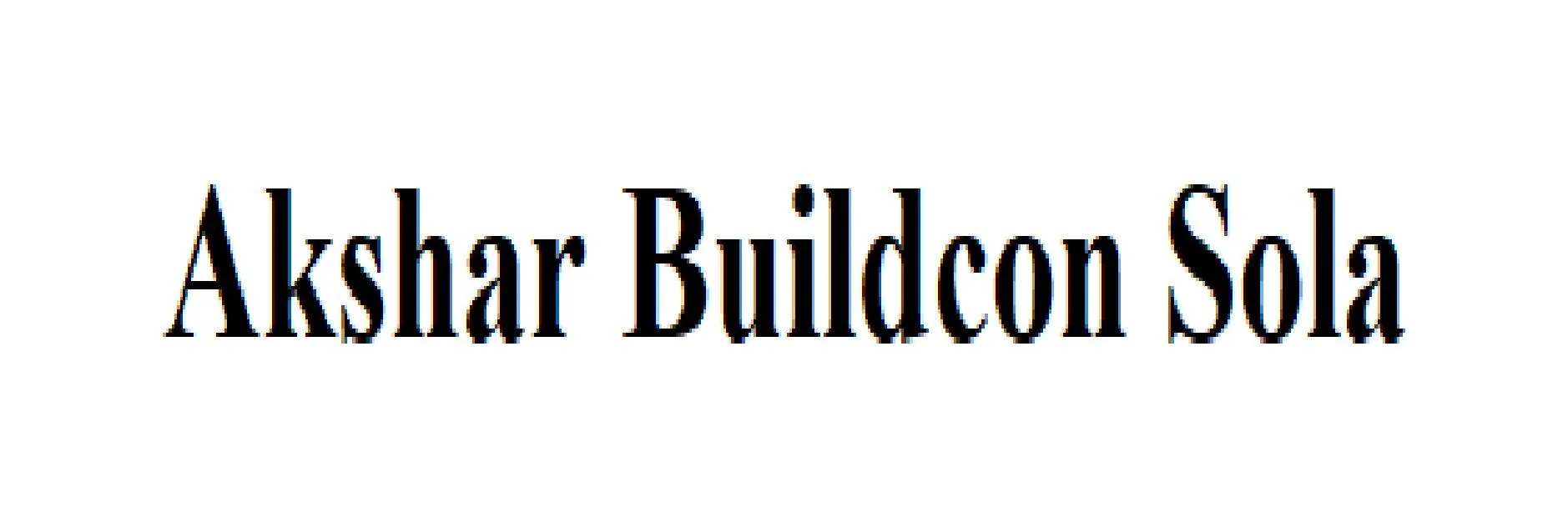 Akshar Buildcon Sola logo