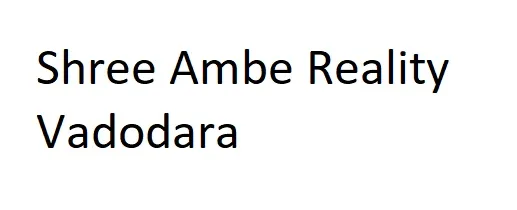 Shree Ambe Reality Vadodara logo