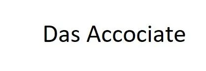 Das Accociate logo
