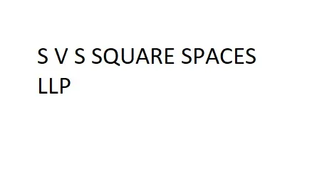 S V S SQUARE SPACES LLP logo