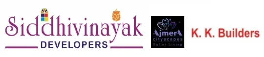 Ajmera Cityscapes and Siddhivinayak and KK logo