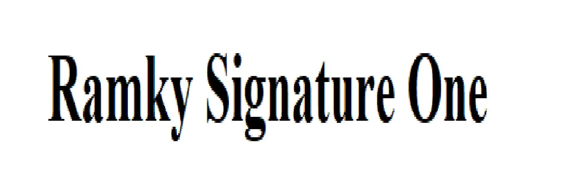 Ramky Signature One logo